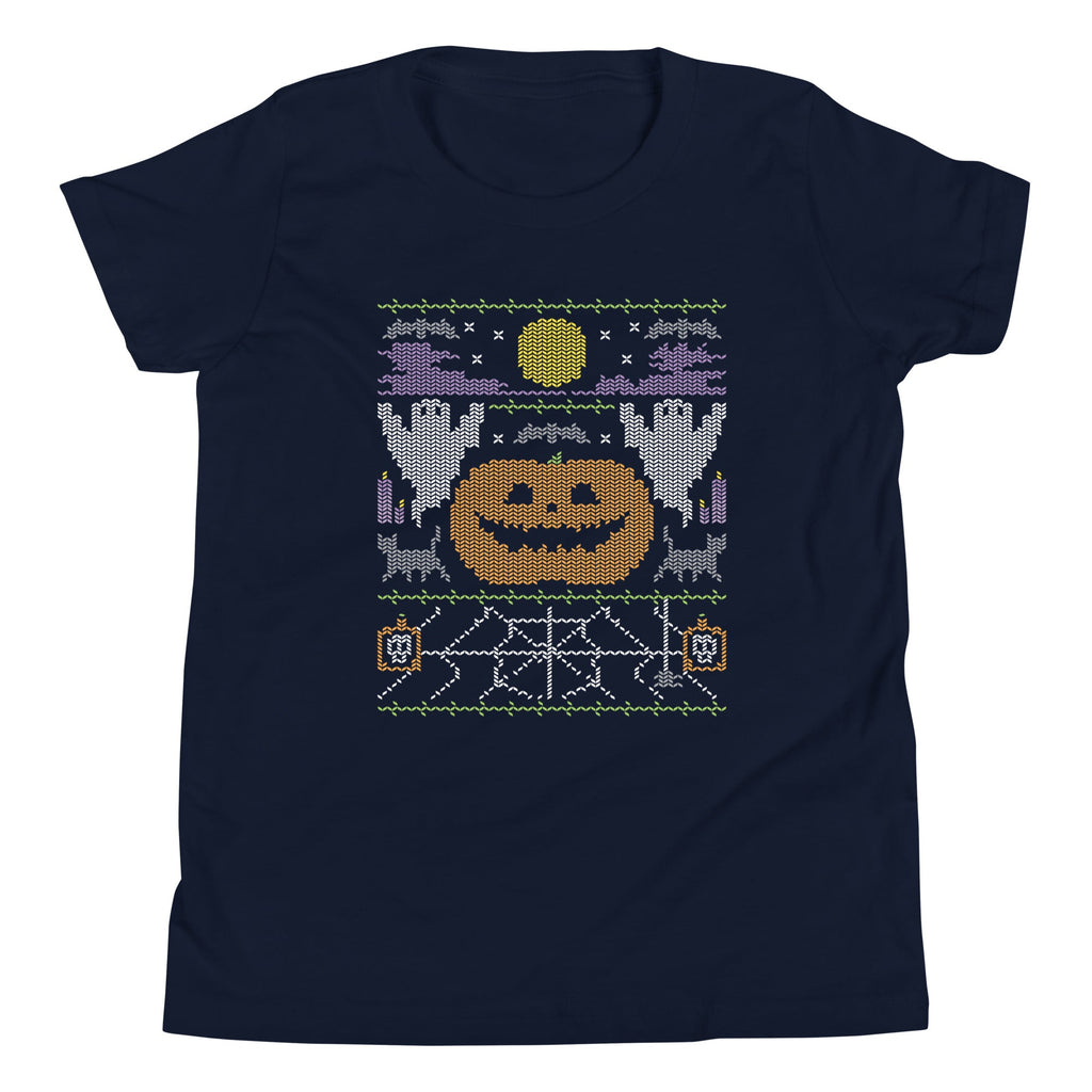 Ugly Halloween Sweater Kid's Youth Tee product image 2
