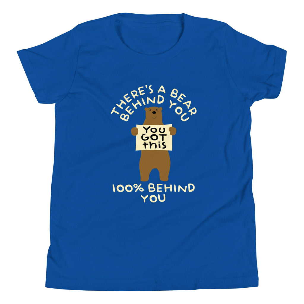 There's A Bear Behind You, 100% Kid's Youth Tee product image 4