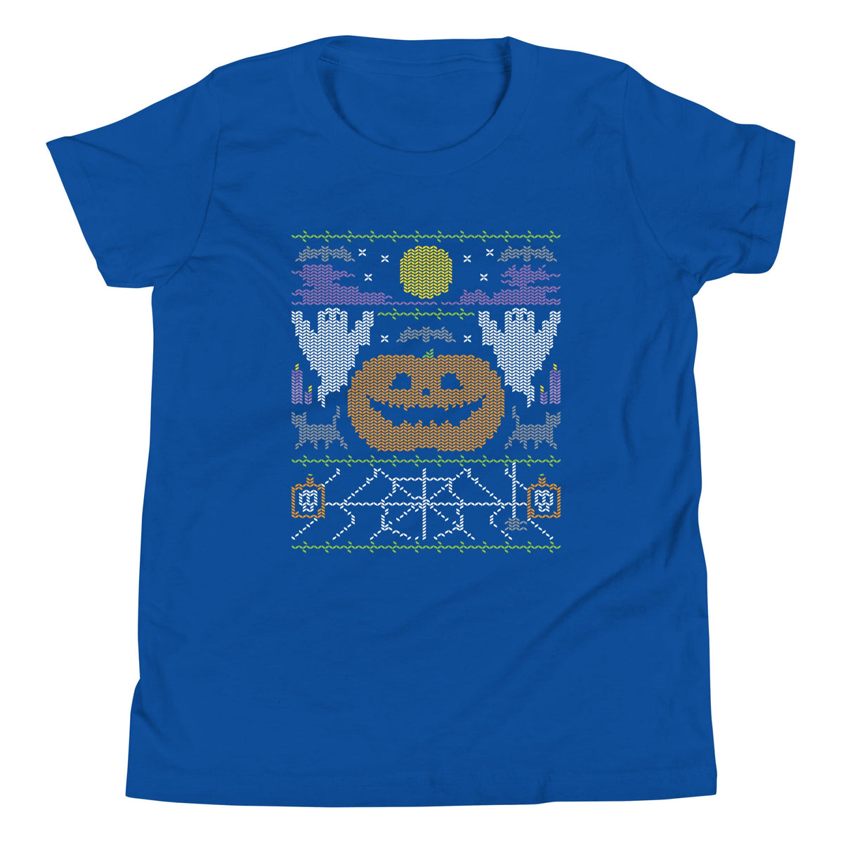 Ugly Halloween Sweater Kid's Youth Tee product image 5